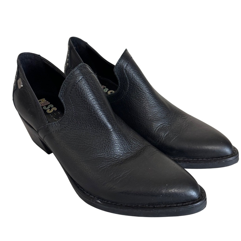 Musse & Cloud Leather Ankle boots Size 38 Black